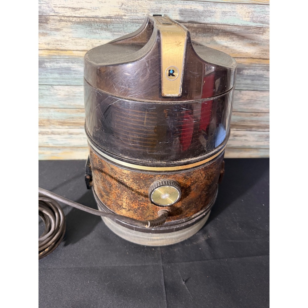 Rainbow SE Canister‎ Vacuum Base Brown Gold Fair Vintage Water Filtration Unit - Picture 3 of 6